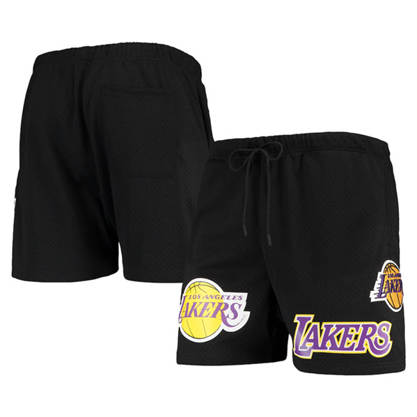 Men's Los Angeles Lakers Blac Chenille Shorts